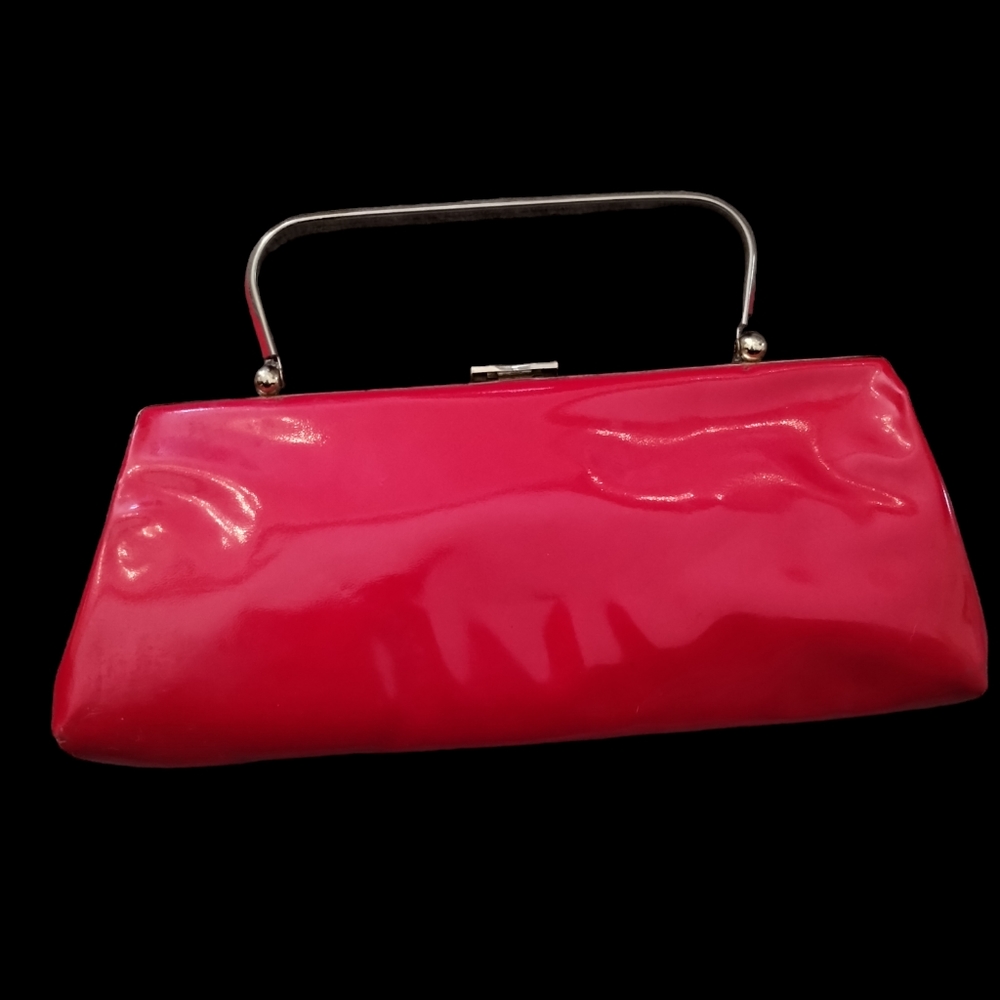 Vintage red clutch